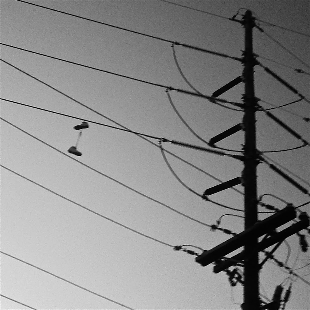 100 Skies. The Blog. Day 18. Shoes on the wire. - David Berkeley